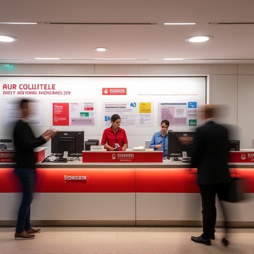 Schalter einer Schweizer Postfiliale